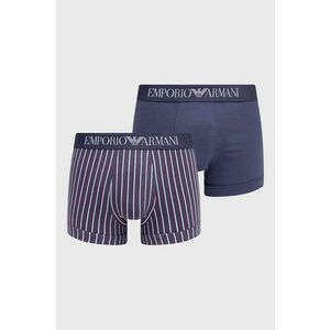 Boxerky Emporio Armani Underwear pánske, tmavomodrá farba vyobraziť