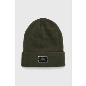 Čiapka Alpha Industries X-Fit Beanie 168905.257, zelená farba vyobraziť