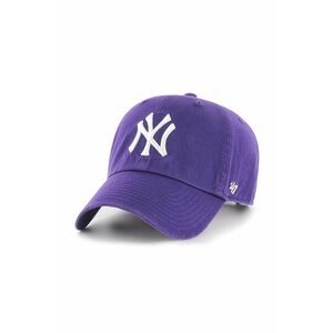 Čiapka 47 brand Mlb New York Yankees fialová farba, vyobraziť