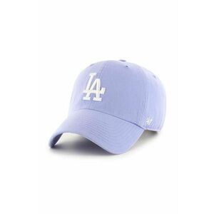 Bavlnená šiltovka 47 brand MLB Los Angeles Dodgers fialová farba, s nášivkou, B-RGW12GWS-LVB vyobraziť