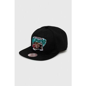 Šiltovka Mitchell&Ness Vancouver Grizzlies čierna farba, s nášivkou vyobraziť