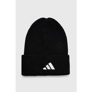 Čiapka adidas Performance Tiro čierna farba, z hrubej pleteniny, HS9765 vyobraziť