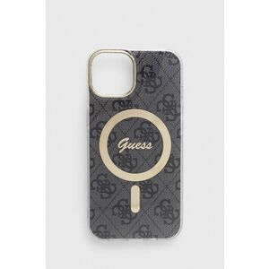 Puzdro na mobil Guess iPhone 14 6.1" šedá farba vyobraziť