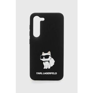 Puzdro na mobil Karl Lagerfeld S23 S911 čierna farba vyobraziť