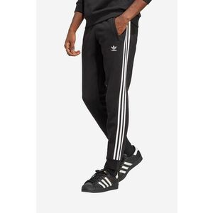 Tepláky adidas Originals IA4794-black, čierna farba, s nášivkou vyobraziť