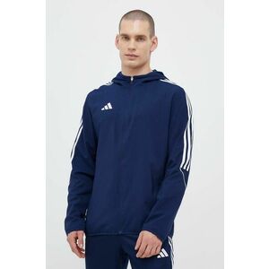 Tréningová bunda adidas Performance Tiro 23 tmavomodrá farba, prechodná, HZ9067 vyobraziť