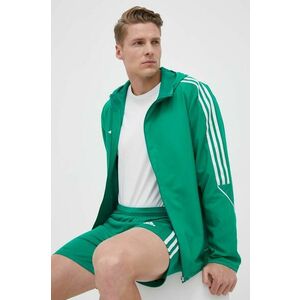 Tréningová bunda adidas Performance Tiro 23 zelená farba, prechodná vyobraziť