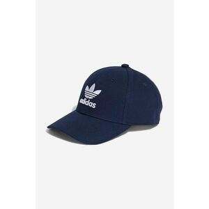 Bavlnená šiltovka adidas Originals IB9967-navy, tmavomodrá farba, vzorovaná vyobraziť