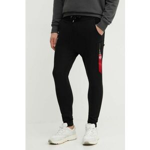 Tepláky Alpha Industries NASA Cargo Sweat Jogger 118369.03, čierna farba vyobraziť