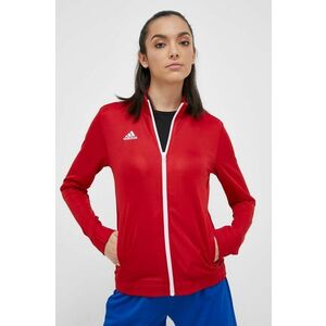 Tréningová mikina adidas Performance Entrada 22 červená farba, jednofarebná, H57562 vyobraziť