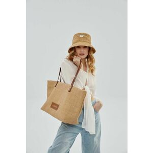 Kabelka LE SH KA headwear Beige Summer Bag béžová farba vyobraziť