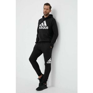 Tepláky adidas čierna farba, s potlačou vyobraziť