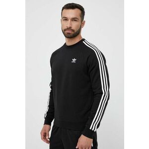 Mikina adidas Originals pánska, čierna farba, s nášivkou vyobraziť