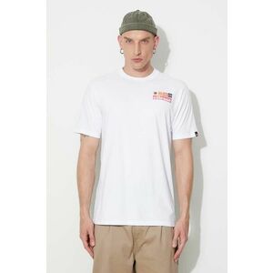 Bavlnené tričko Ellesse SHR17638-BEIGE, biela farba, s potlačou vyobraziť