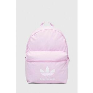 Ruksak adidas Originals dámsky, ružová farba, veľký, s potlačou vyobraziť