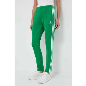 Tepláky adidas Originals Adicolor Classics SST zelená farba, s nášivkou, IK6601 vyobraziť