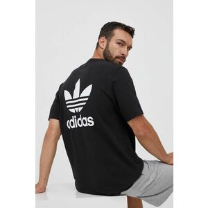 Bavlnené tričko adidas Originals čierna farba vyobraziť