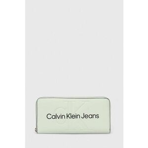 Peňaženka Calvin Klein Jeans dámska, zelená farba, K60K607634 vyobraziť