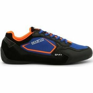 Módne tenisky Sparco Sp-f7 - Black/Navy/Orange vyobraziť