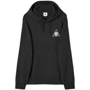 Mikiny Pretty Green Optical Oversized Hoodie - Black vyobraziť