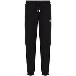 Tepláky/Vrchné oblečenie Ea7 Emporio Armani Tonal Tape Logo Series Joggers - Black vyobraziť