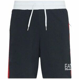 Šortky/Bermudy Ea7 Emporio Armani Summer Block Jersey Shorts Night Blue vyobraziť