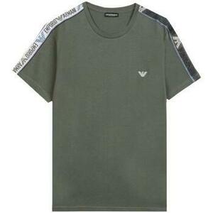 Tričká a polokošele Emporio Armani Lounge Eagle Tape T-Shirt - Military Green vyobraziť