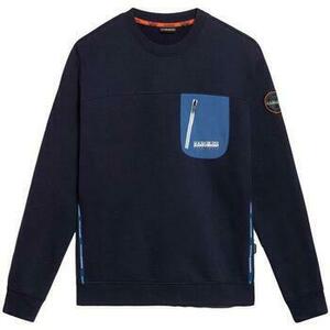 Mikiny Napapijri B Huron C Sweatshirt Navy Blue vyobraziť