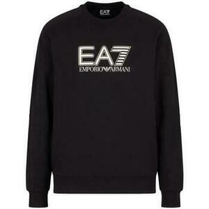 Mikiny Ea7 Emporio Armani Visibility Cotton Sweatshirt Black vyobraziť