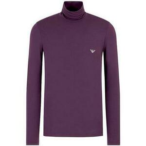 Mikiny Emporio Armani Lounge Turtle Roll Neck Sweater Blackberry vyobraziť