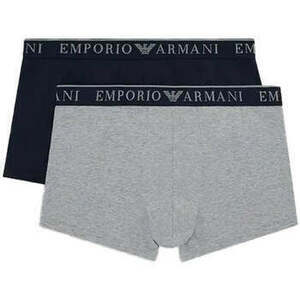 Boxerky Emporio Armani 2 Pack Endurance Boxer - Grey Marl/Navy vyobraziť