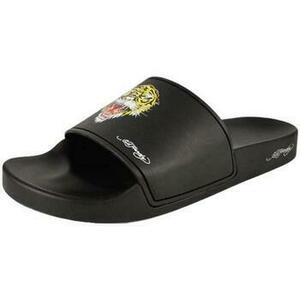 športové šľapky Ed Hardy Fierce Slides - Black vyobraziť