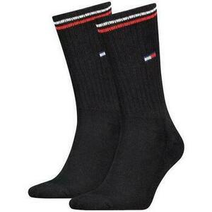 Ponožky Tommy Hilfiger 2 Pack Flag Small Logo Socks Black vyobraziť