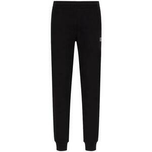 Tepláky/Vrchné oblečenie Ea7 Emporio Armani Logo Series Cotton Blend Joggers Black vyobraziť