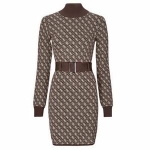 Krátke šaty Guess LISE 4G LS BELTED DRESS SWTR vyobraziť