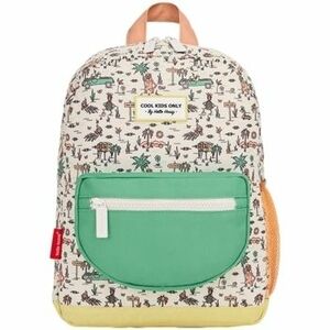 Ruksaky a batohy Hello Hossy Jungly Kids Backpack - Beige/Vert Opaline vyobraziť