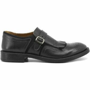 Nízka obuv do mesta Duca Di Morrone Samuele - Leather Black vyobraziť