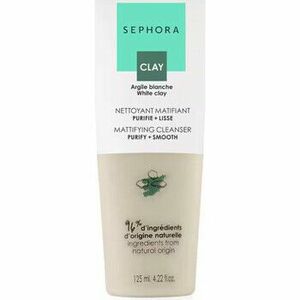 Masky & peelingy Sephora White Clay Mattifying Cleanser 125ml vyobraziť