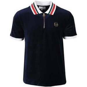 Tričká a polokošele Sergio Tacchini Mahony Velour Polo Shirt Maritime Blue vyobraziť