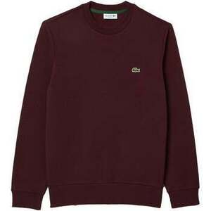 Mikiny Lacoste Fleece Crew Sweatshirt Bordeaux vyobraziť