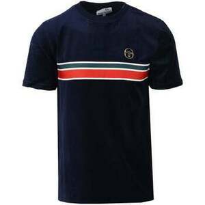 Tričká a polokošele Sergio Tacchini Ayme Velour T-Shirt Maritime Blue vyobraziť