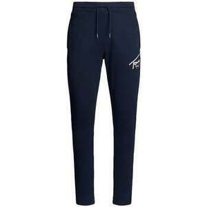 Tepláky/Vrchné oblečenie Tommy Jeans Signature Logo Graphic Slim Joggers Dark Night Navy vyobraziť