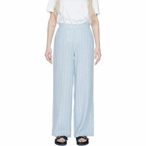 Padavé nohavice Vero Moda Vmmindy Mw Wide Pinstripe Linen 10304667 vyobraziť