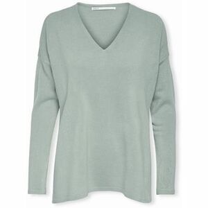 Svetre Only Amalia Knit L/S - Aqua Gray vyobraziť