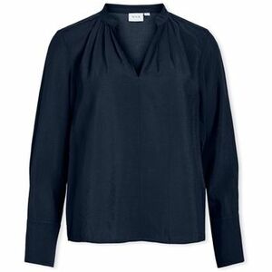 Blúzka Vila Top Milla L/S - Navy Blazer vyobraziť