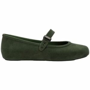 Balerínky/Babies Melissa Soft Ballerina Velvet Fem - Green vyobraziť