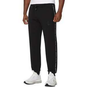 Tepláky/Vrchné oblečenie Ea7 Emporio Armani Logo Series Stretch Viscose Joggers Black vyobraziť