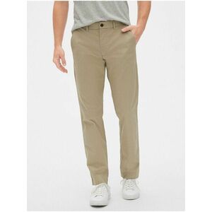 Nohavice modern khakis in straight fit with GapFlex Béžová vyobraziť