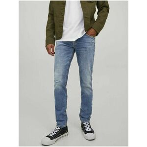 Modré slim fit rifle Jack & Jones Liam vyobraziť