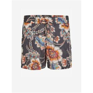 Oranžovo-šedé dámske kvetované šortky O'Neill LW WOVEN SHORTS -MIX ANDMATCH vyobraziť